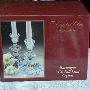 Crystal Clear Signatures Candle Holders